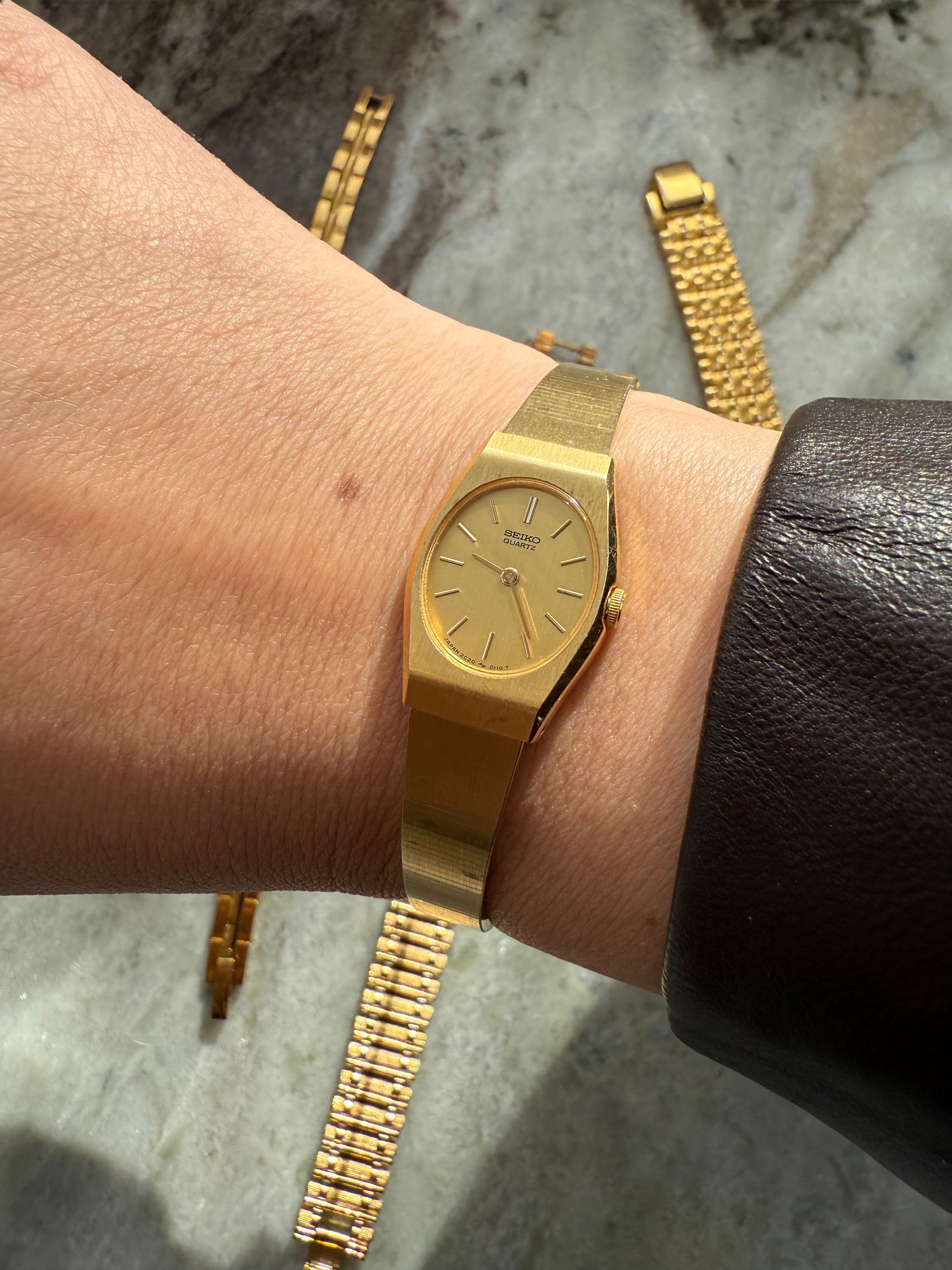 1985 Seiko Quartz Gold Plated Watch