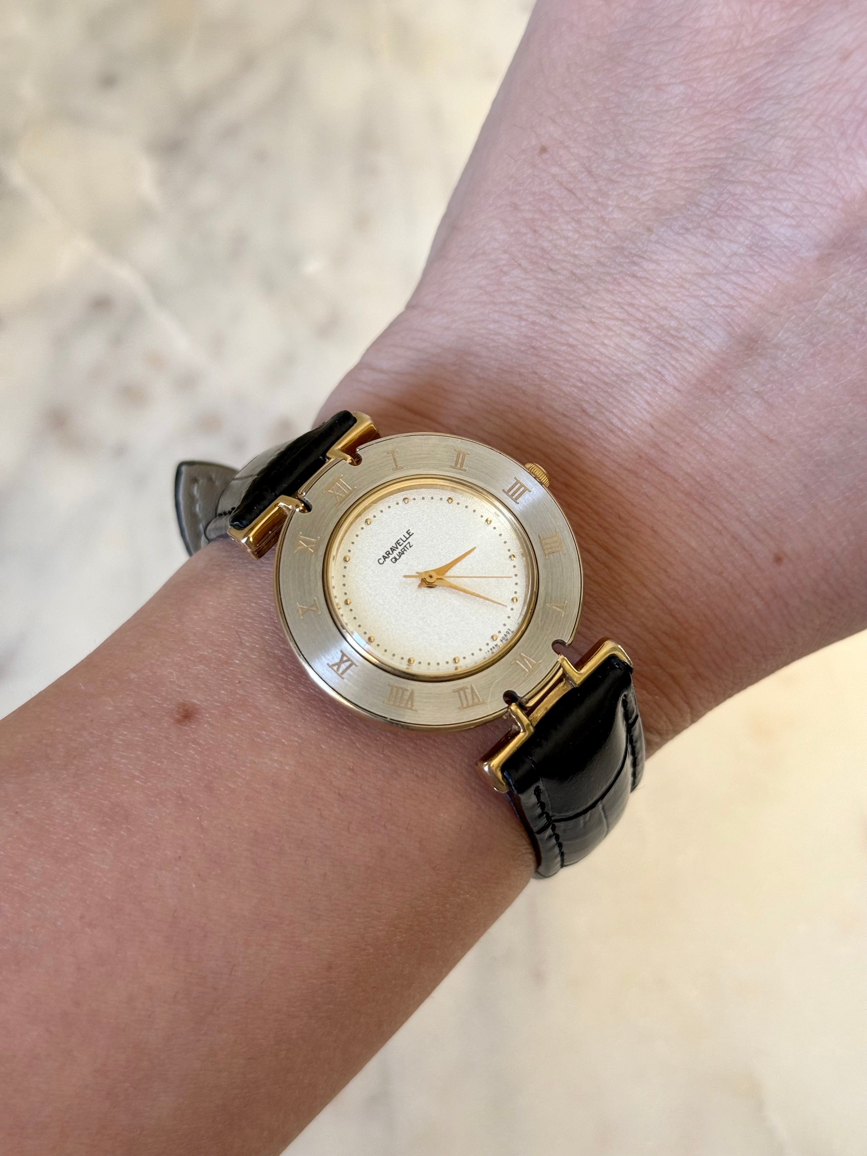 1990 Caravelle By Bulova Roman Watch