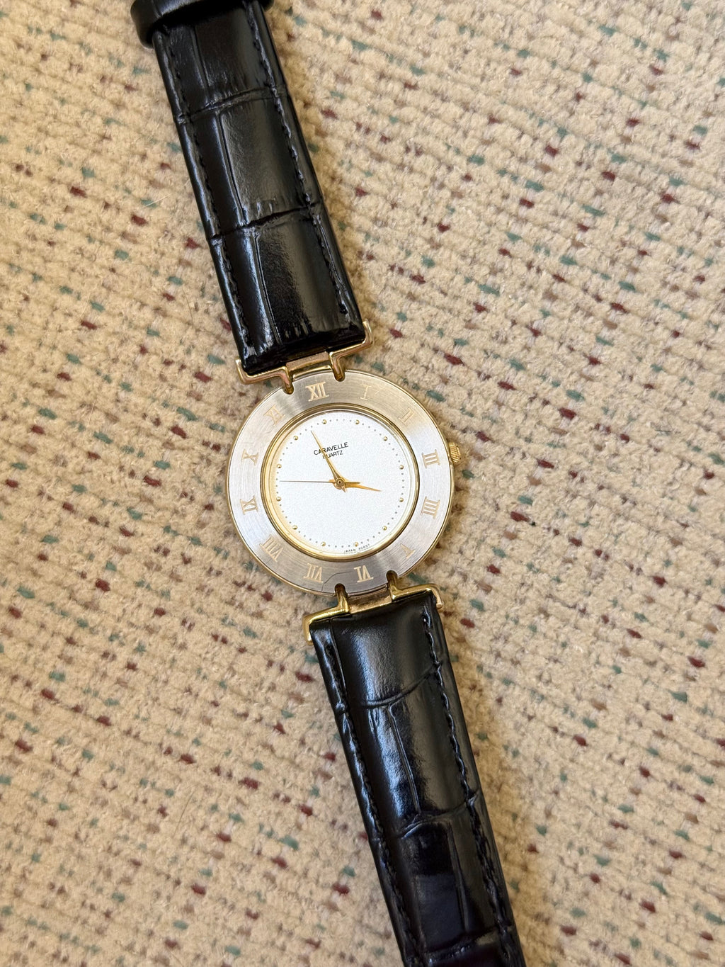 1990 Caravelle By Bulova Roman Watch
