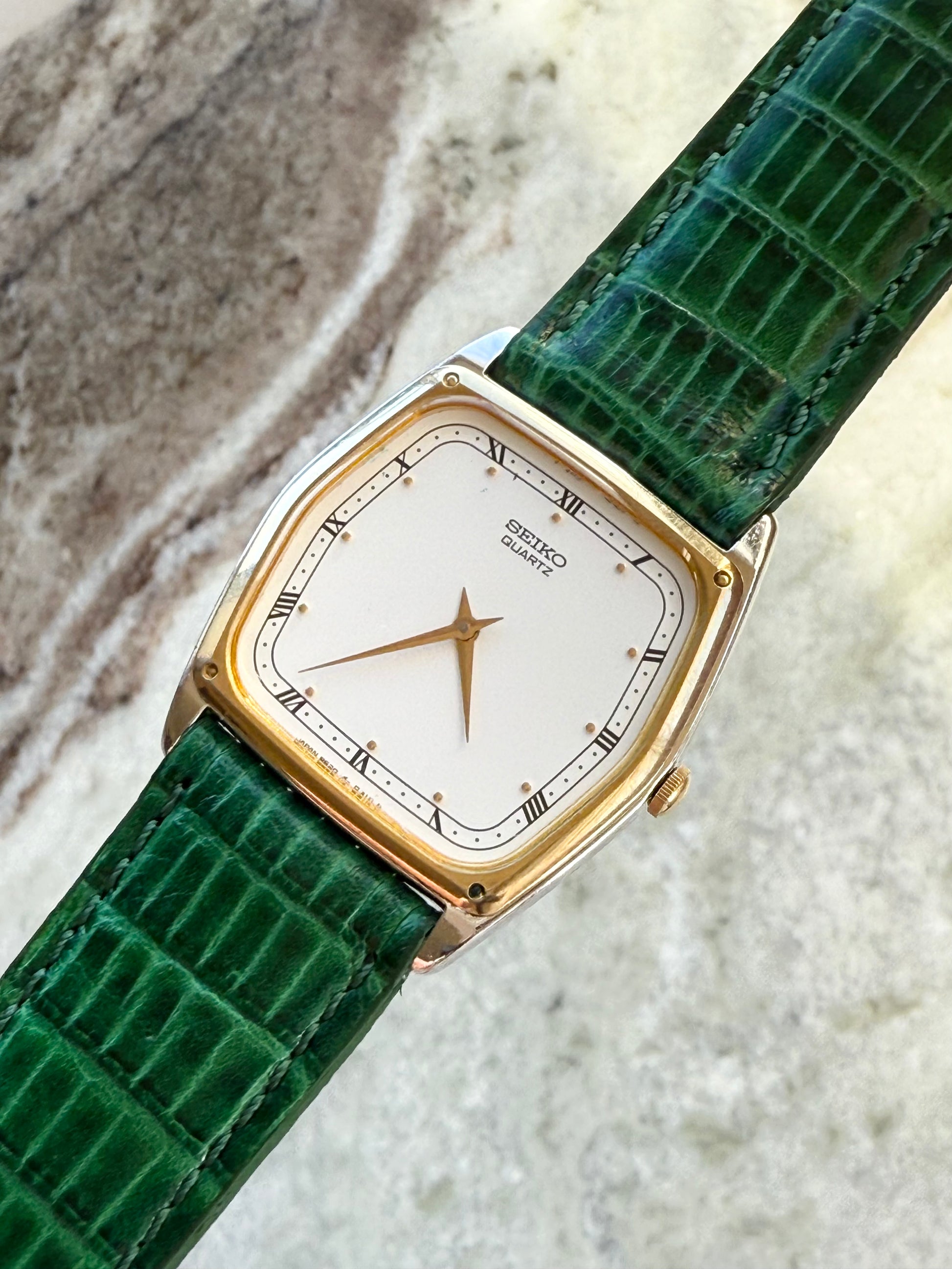 1982 Seiko Quartz Hexagon Tank Watch