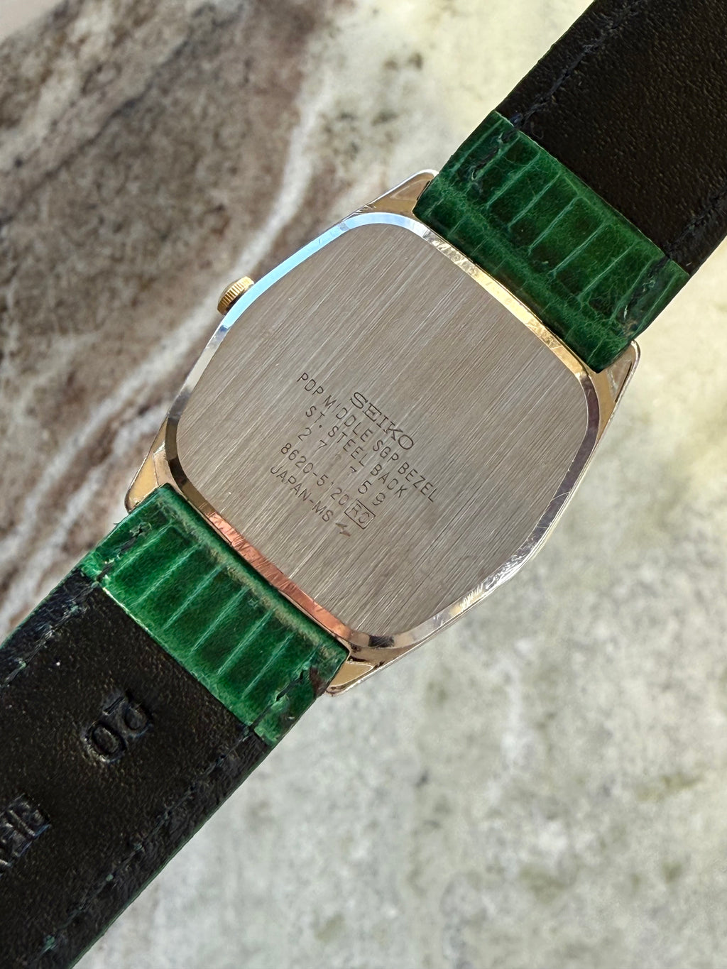 1982 Seiko Quartz Hexagon Tank Watch