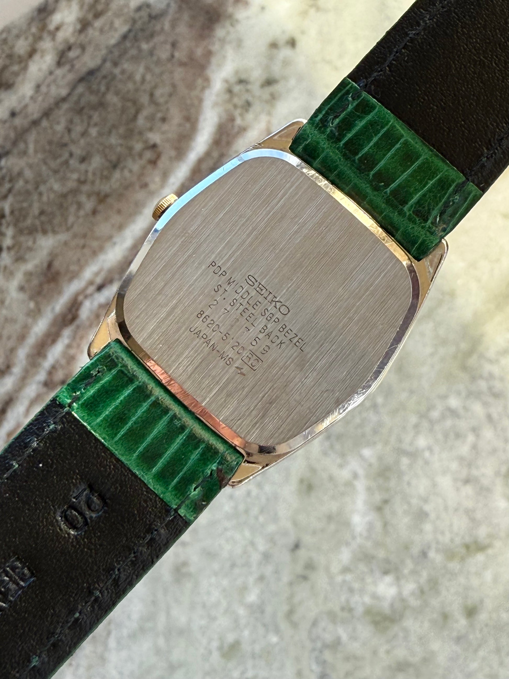 1982 Seiko Quartz Hexagon Tank Watch