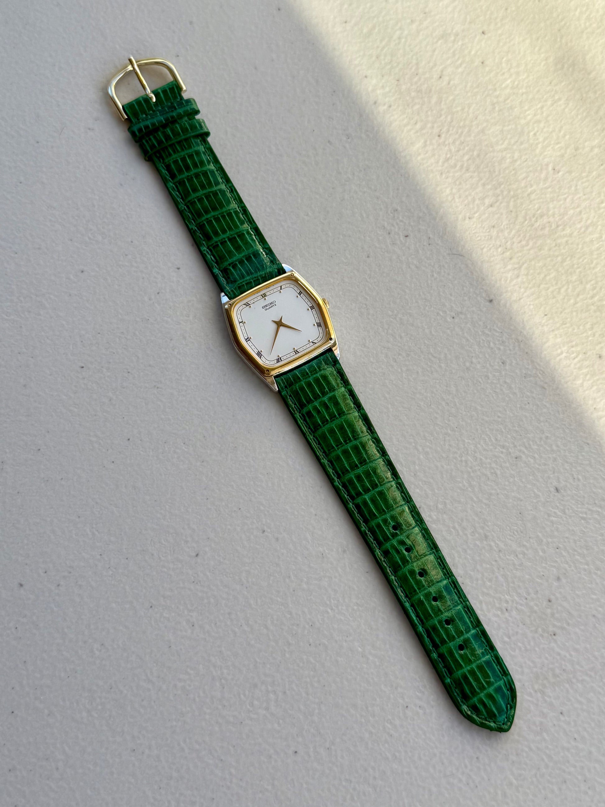 1982 Seiko Quartz Hexagon Tank Watch