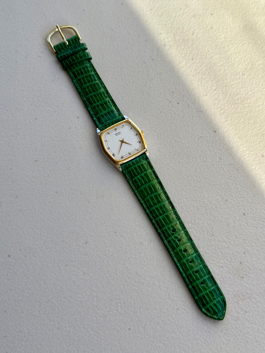 1982 Seiko Quartz Hexagon Tank Watch