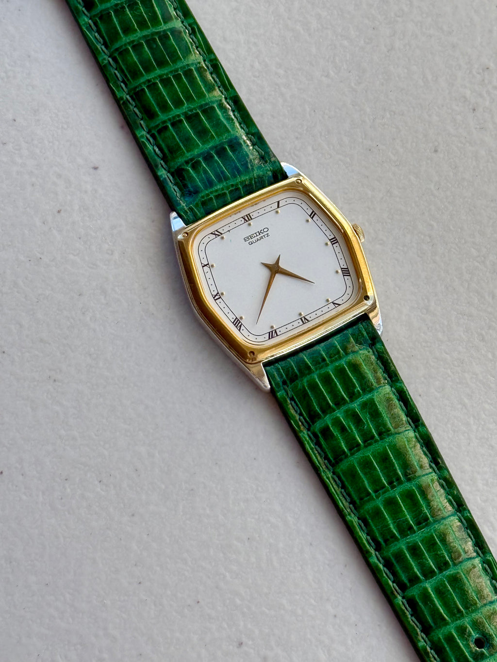 1982 Seiko Quartz Hexagon Tank Watch