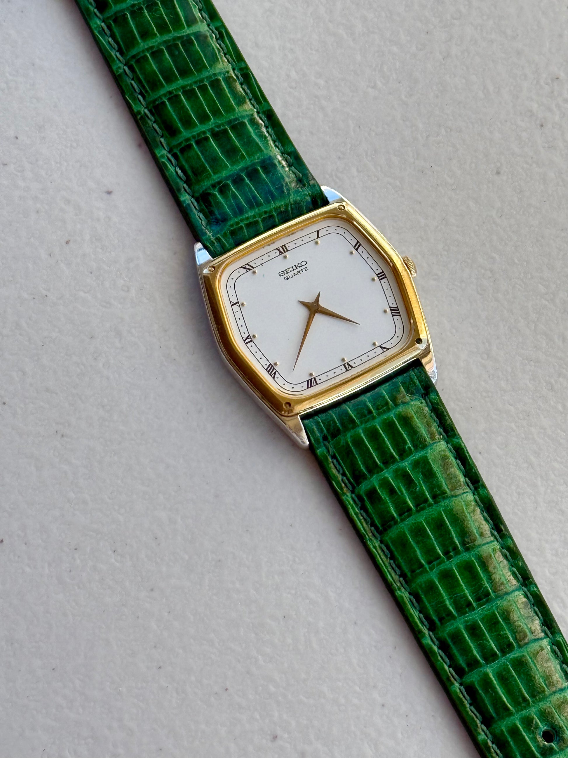 1982 Seiko Quartz Hexagon Tank Watch