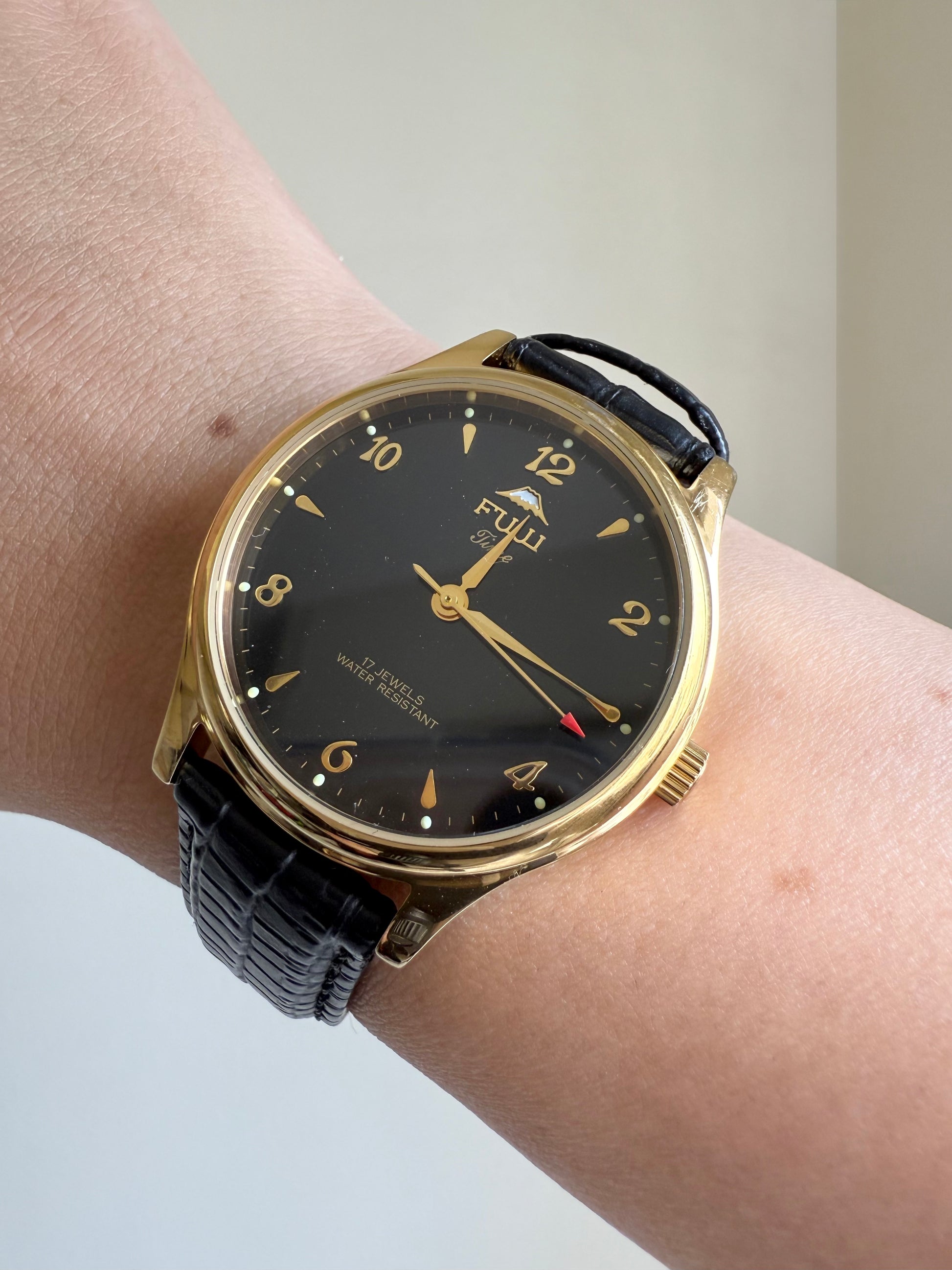 Y2K Fuji Time 17 Jewel Mechanical Watch