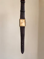 1985 Seiko Quartz Gold Tone Tank Watch