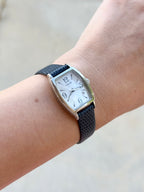1994 Seiko Pulsar MOP Tonneau Tank Watch