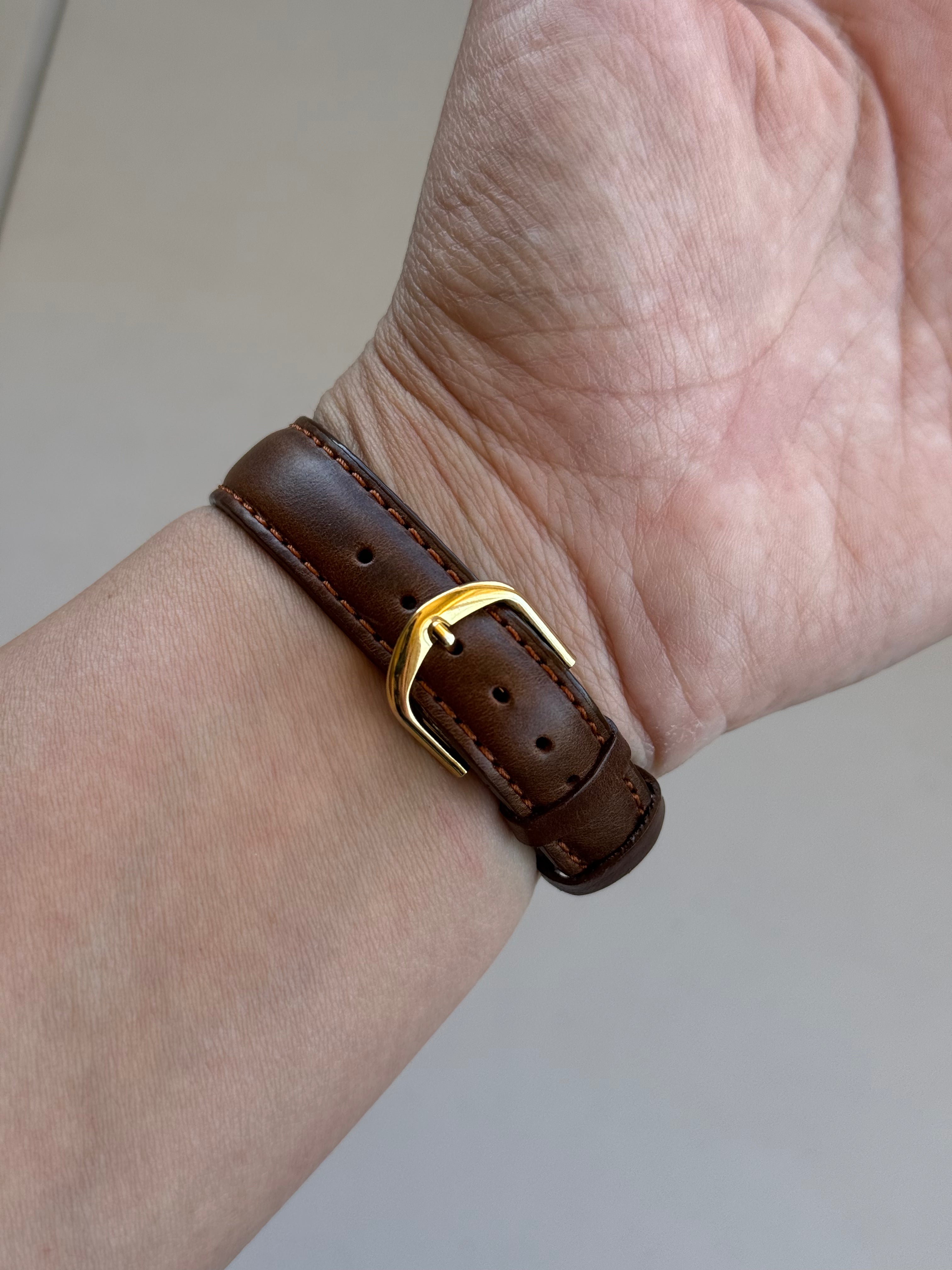 1984 Seiko Quartz Gold Tone Tank Watch