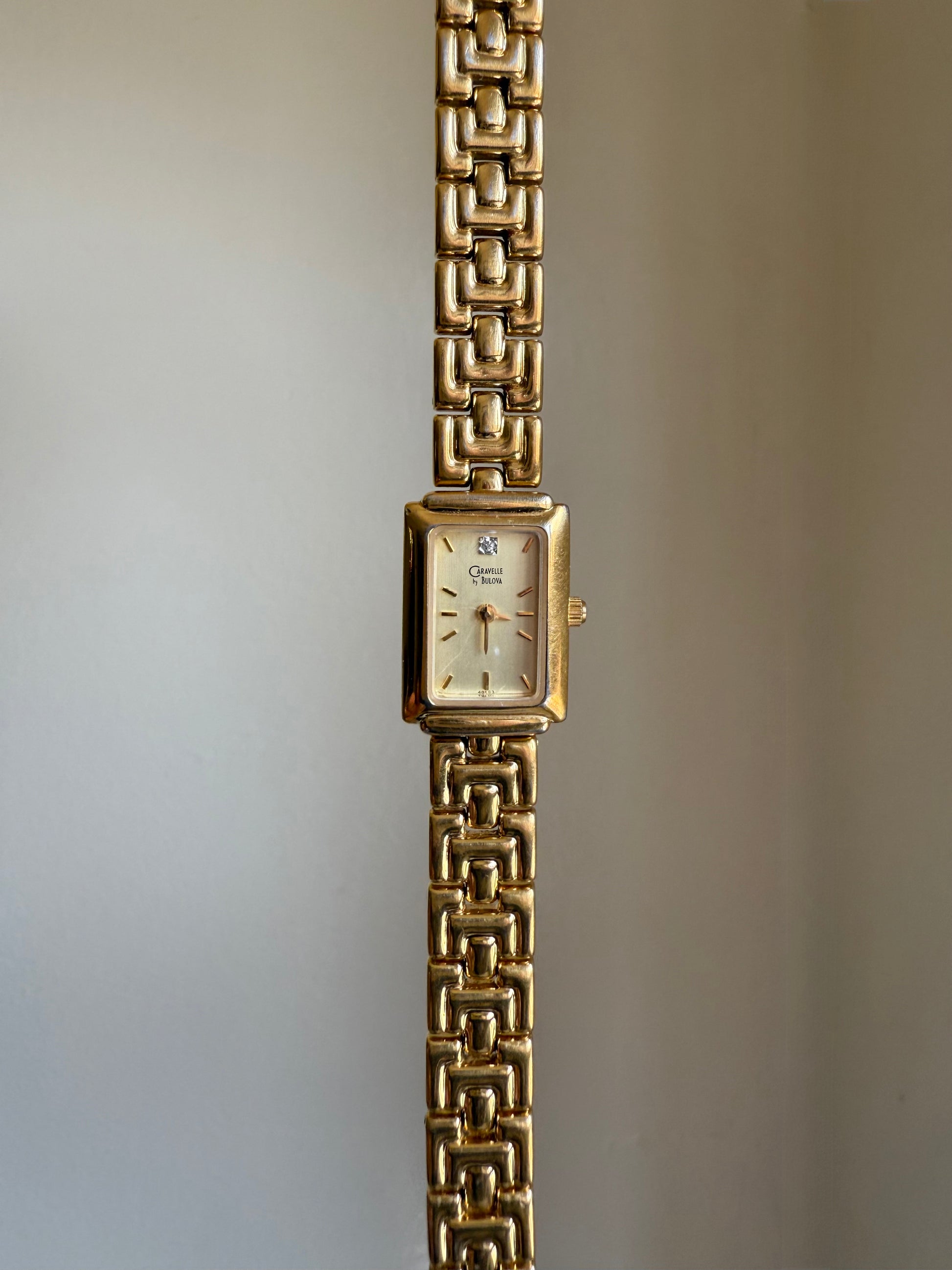 1997 Caravelle by Bulova Gold Tone Watch