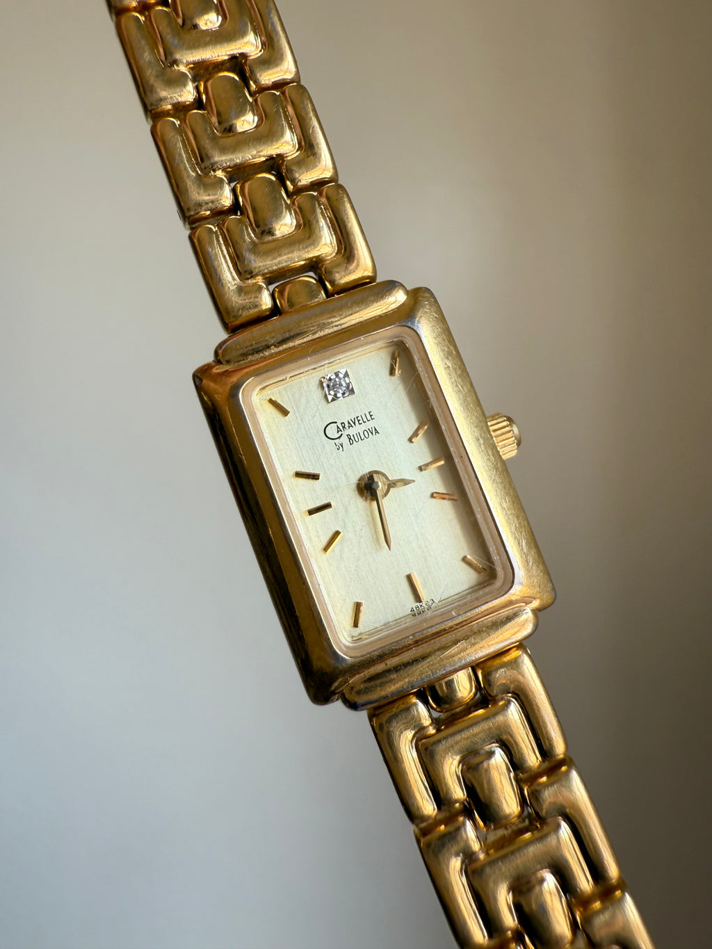1997 Caravelle by Bulova Gold Tone Watch