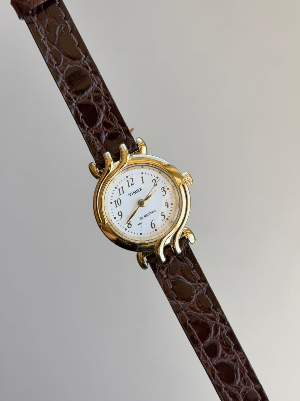 1999 Timex 30M Gold Tone Watch