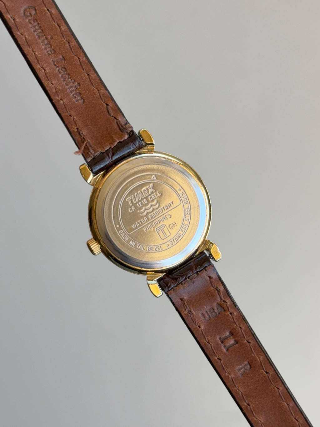 1999 Timex 30M Gold Tone Watch
