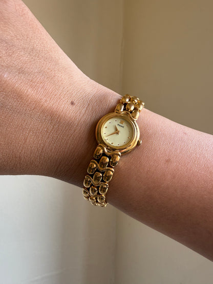 1987 Pulsar by Seiko Gold Tone Movt Japan Watch