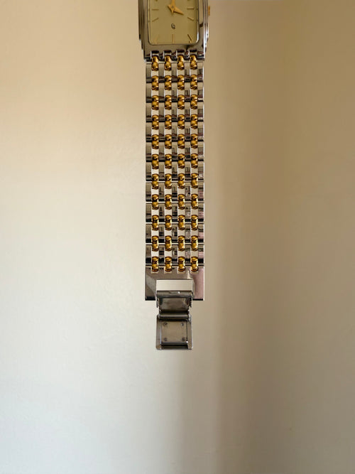 1980 Citizen CQ Two Tone Tank Watch