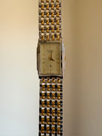 1980 Citizen CQ Two Tone Tank Watch