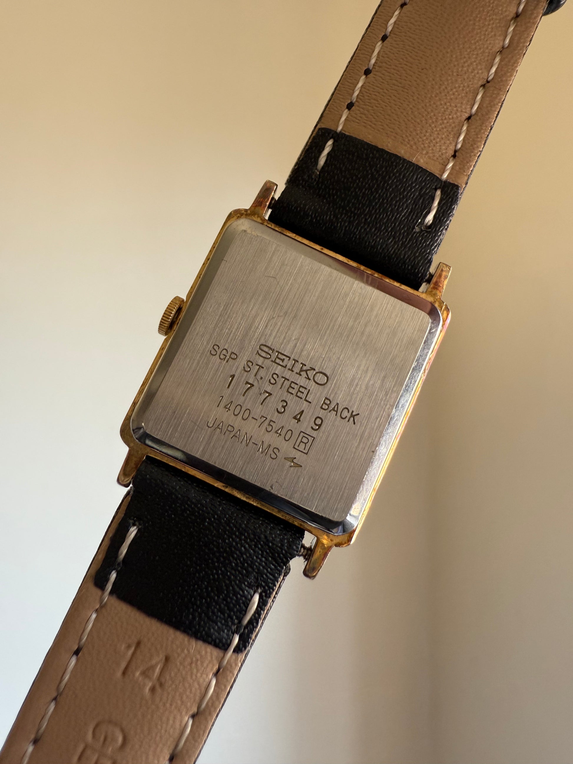 1981 Seiko Quartz SGP Tank Watch
