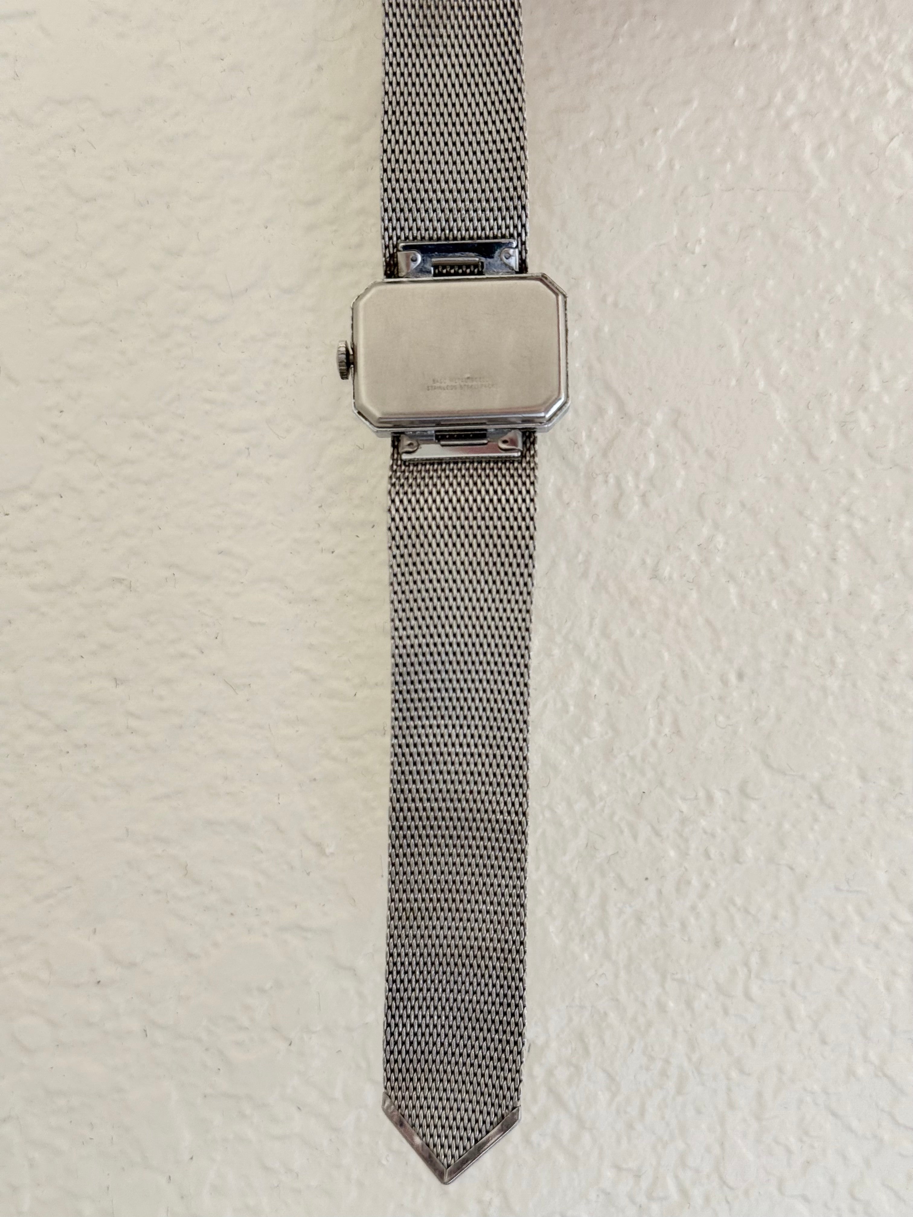 1970s Timex Mechanical Silver Tone Watch