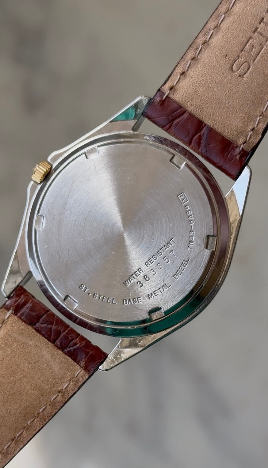 1993 Seiko Quartz Two Tone Day Date Watch