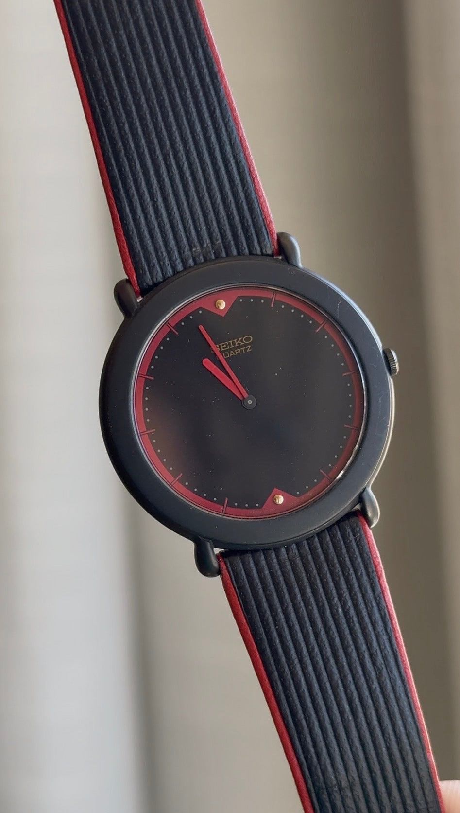 1995 Seiko Quartz Black Watch