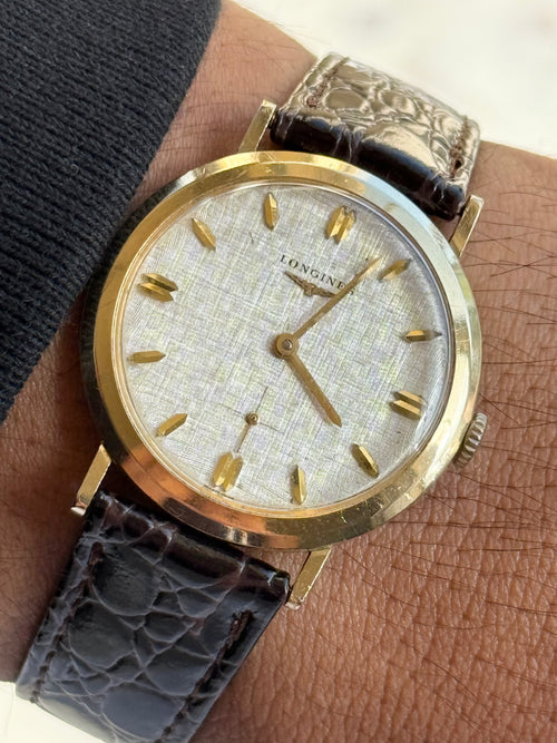 1950's Longines Gold Filled Small Seconds Mechanical Watch