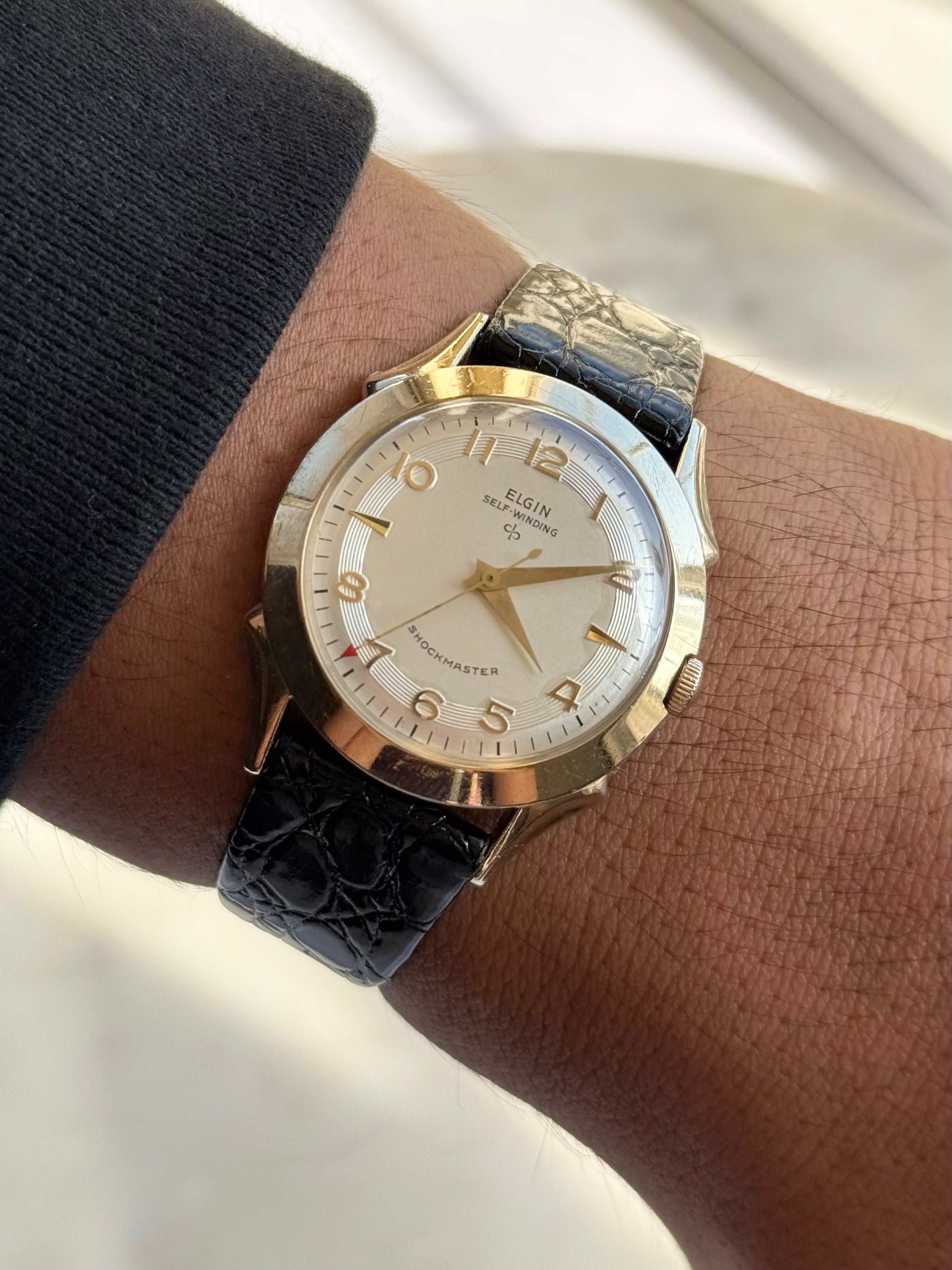 1950’s Elgin Self-Winding Shockmaster Gold Plated Watch