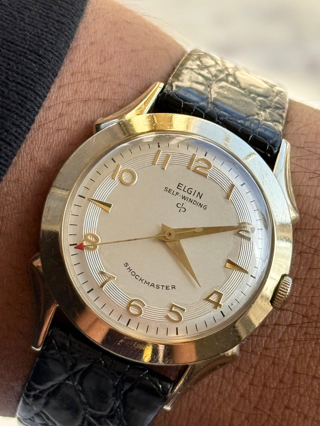 1950’s Elgin Self-Winding Shockmaster Gold Plated Watch