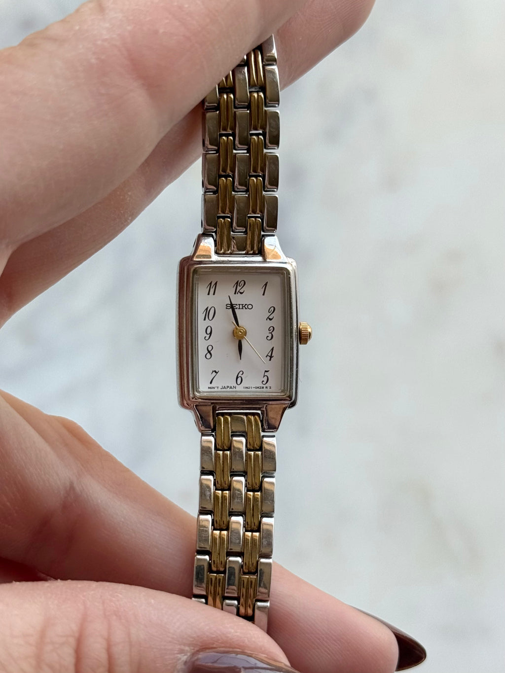 1997 Seiko Two Tone Tank Watch