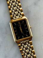 1991 Seiko Quartz Gold Tone Tank Watch