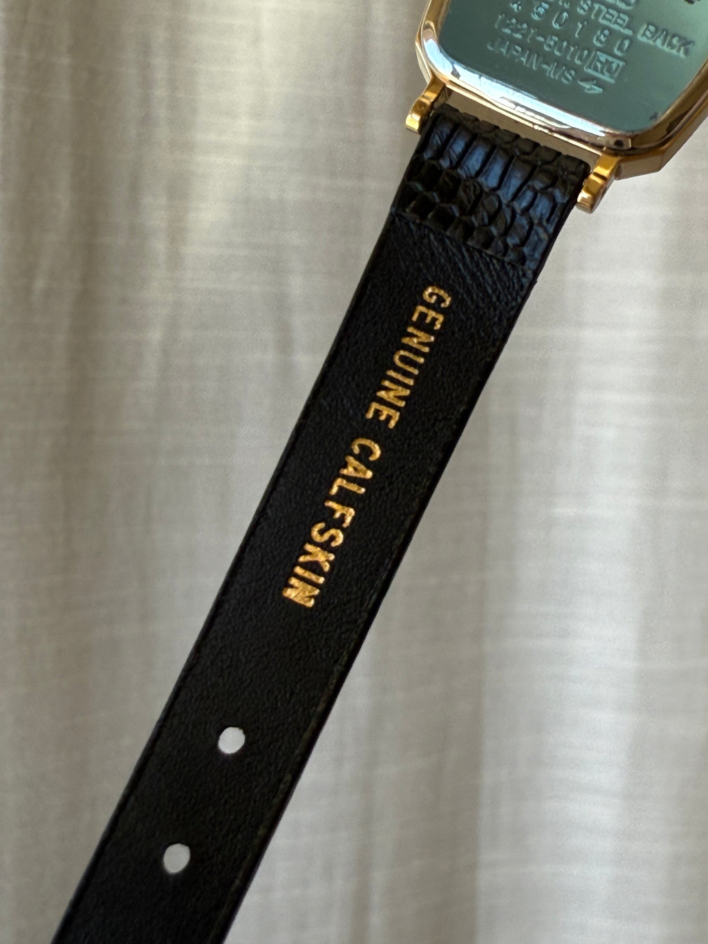 1984 Seiko Exceline Quartz Gold Plated Watch