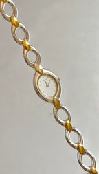 1985 Seiko Oval Two Tone Bracelet Watch