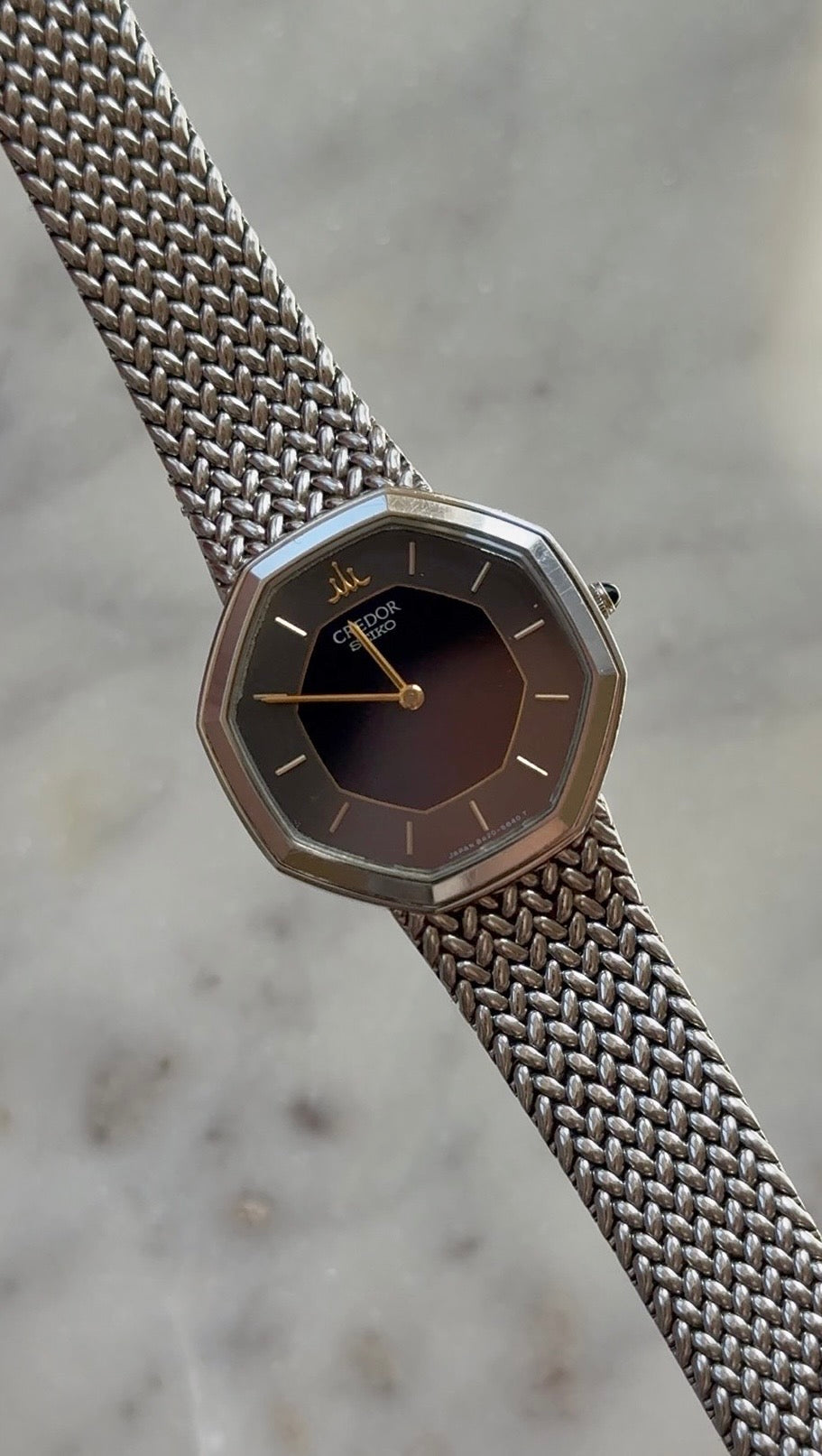 1982 Credor by Seiko (JDM) Octagon Bracelet Watch