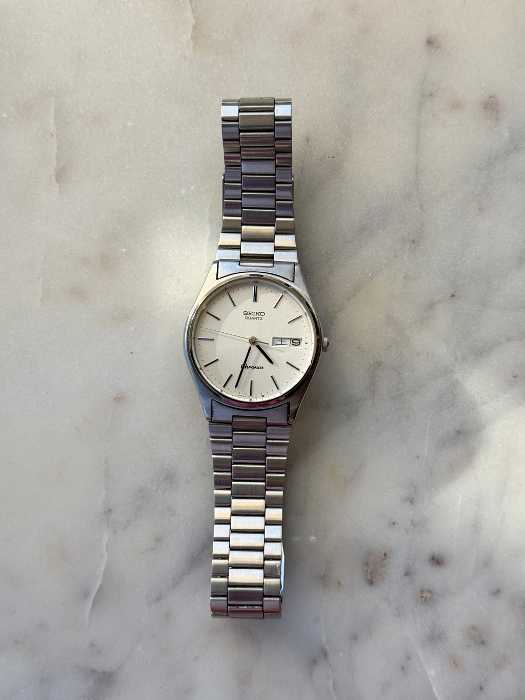 1983 Seiko Quartz Chronos Kanji Day Date Watch