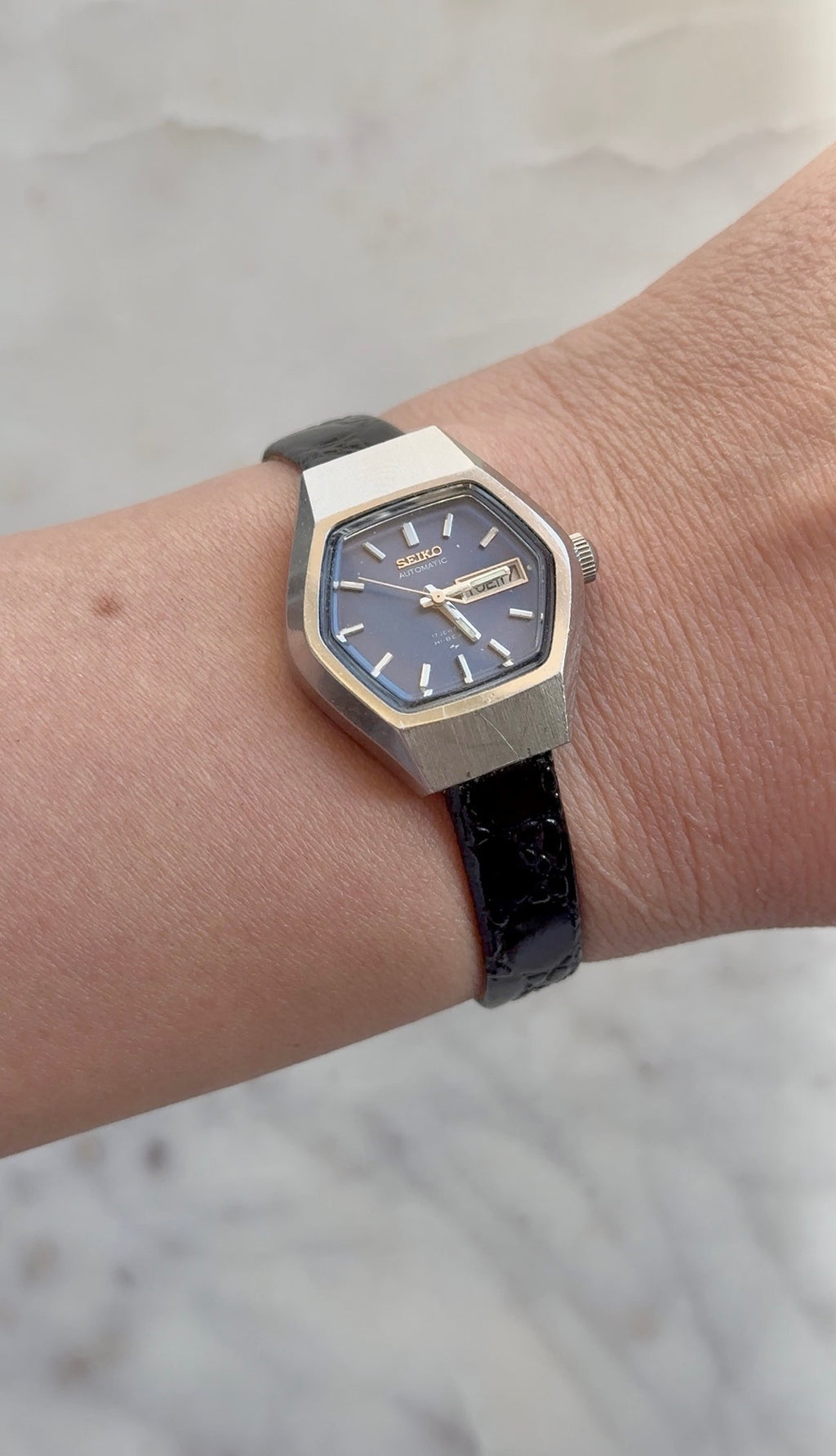 1968 Seiko Hi Beat Automatic 17 Jewel Hexagon Watch