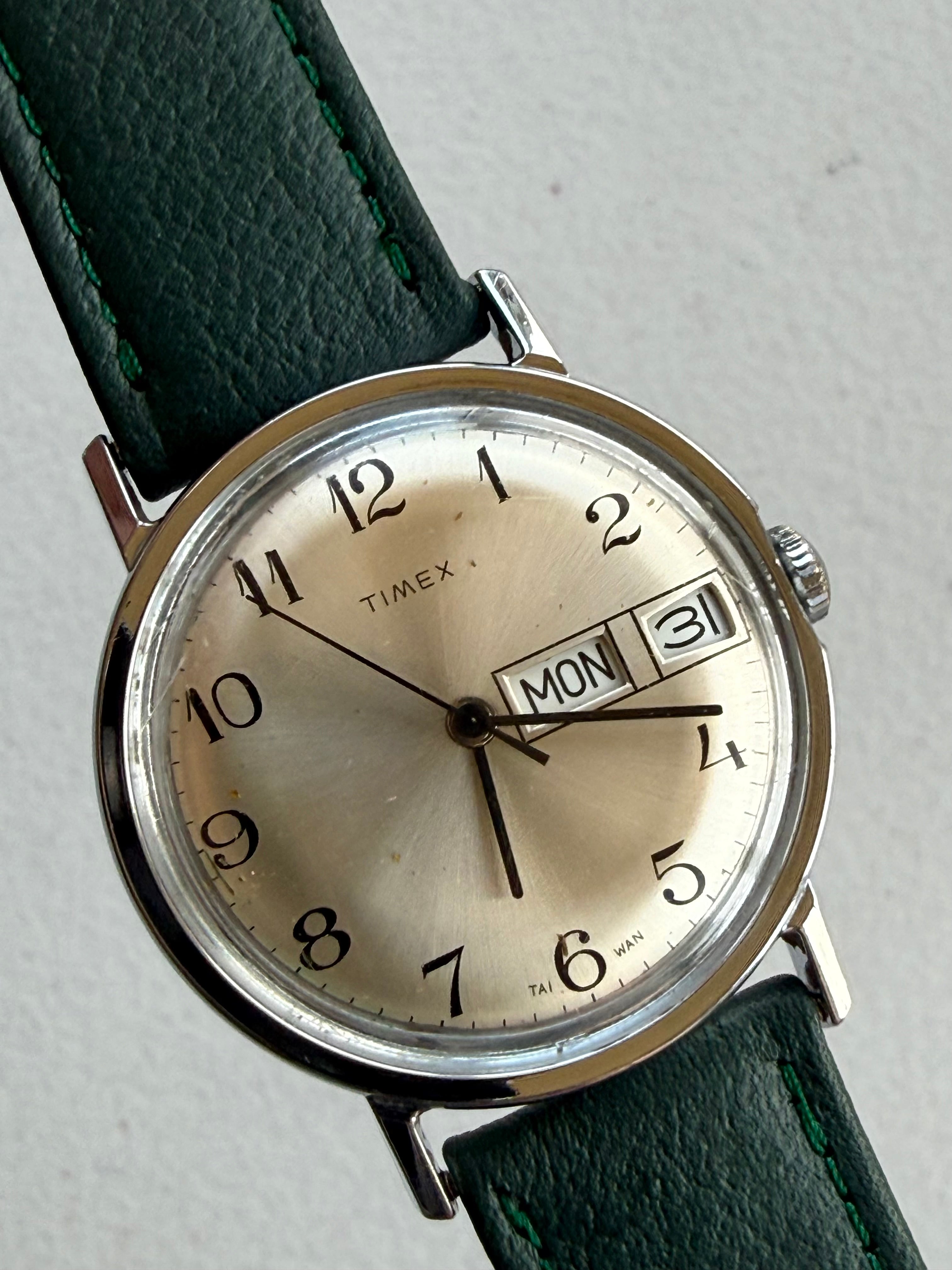 1970’s Timex Marlin Day-Date Mechanical Watch