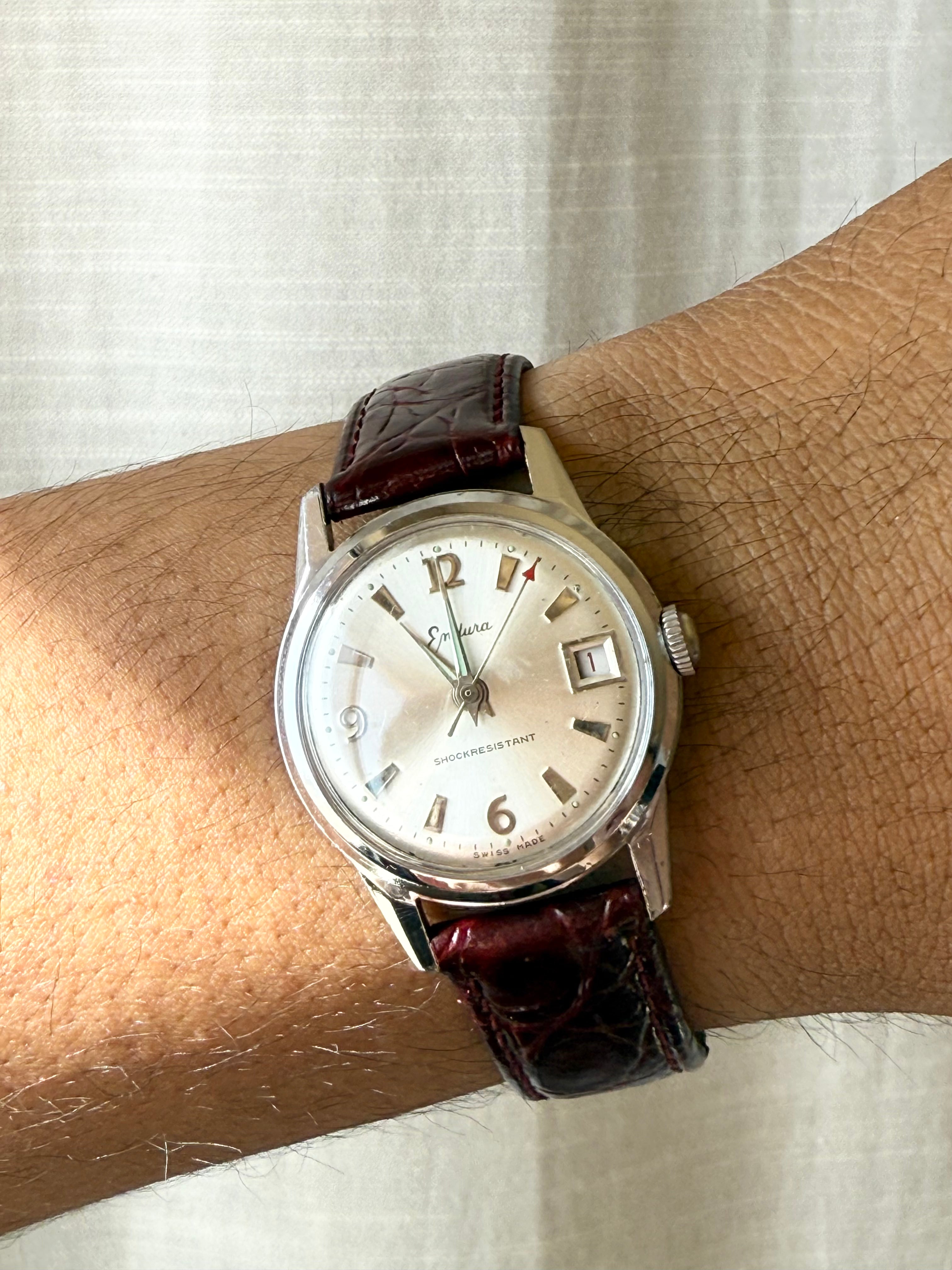 1960’s Endura Swiss Made Mechanical Shock Resistant Watch