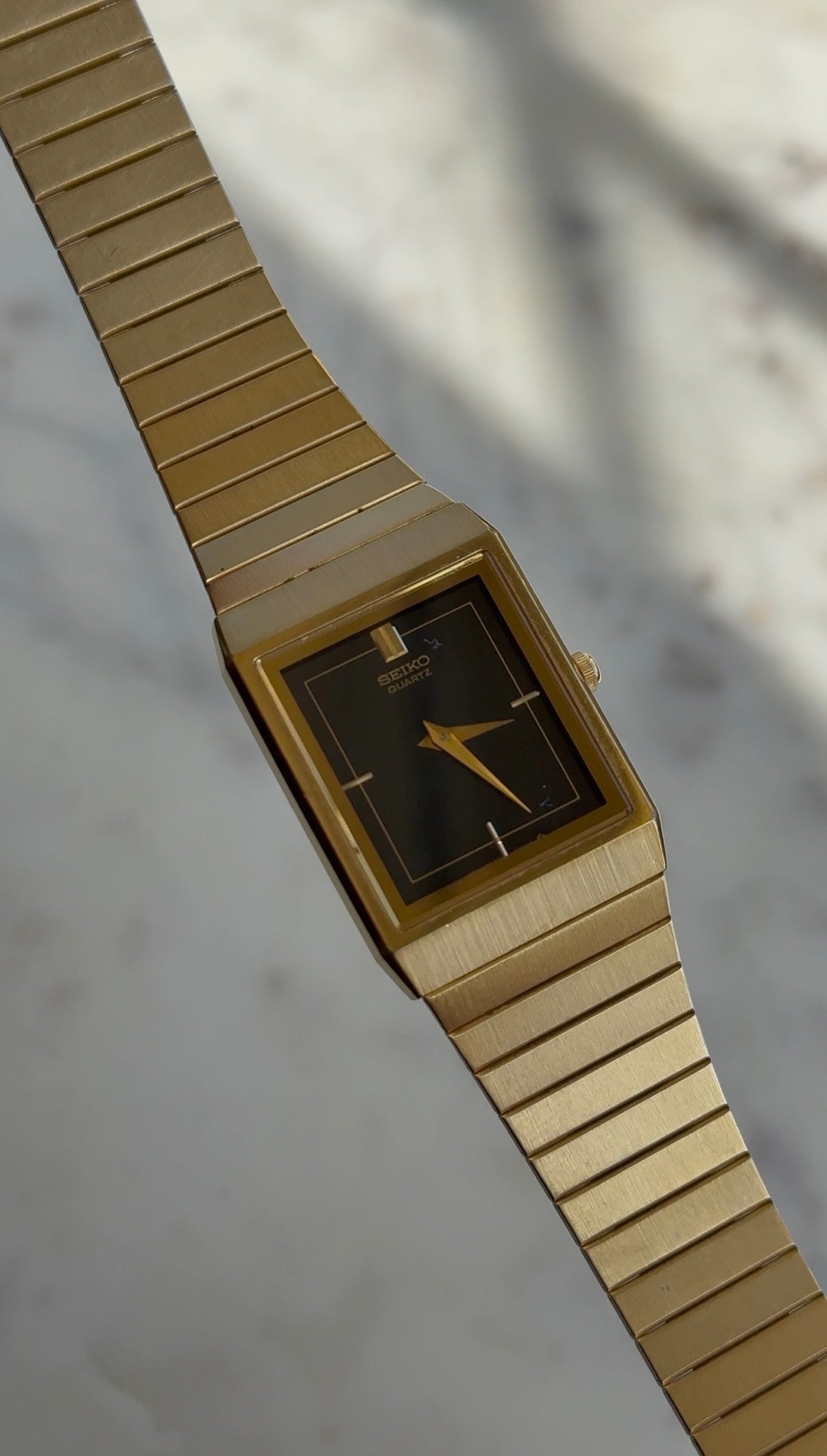 1984 Seiko Quartz Gold Tone Tank