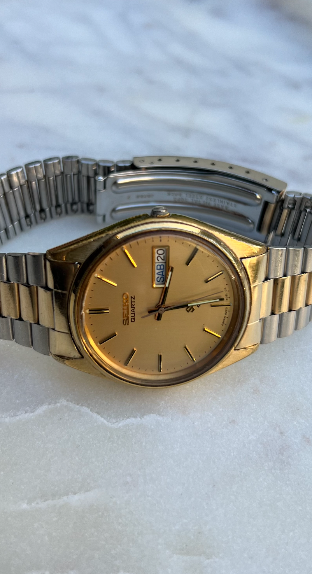 Seiko SQ 8223-802L CK Quartz Watch Original Seiko Band New Battery