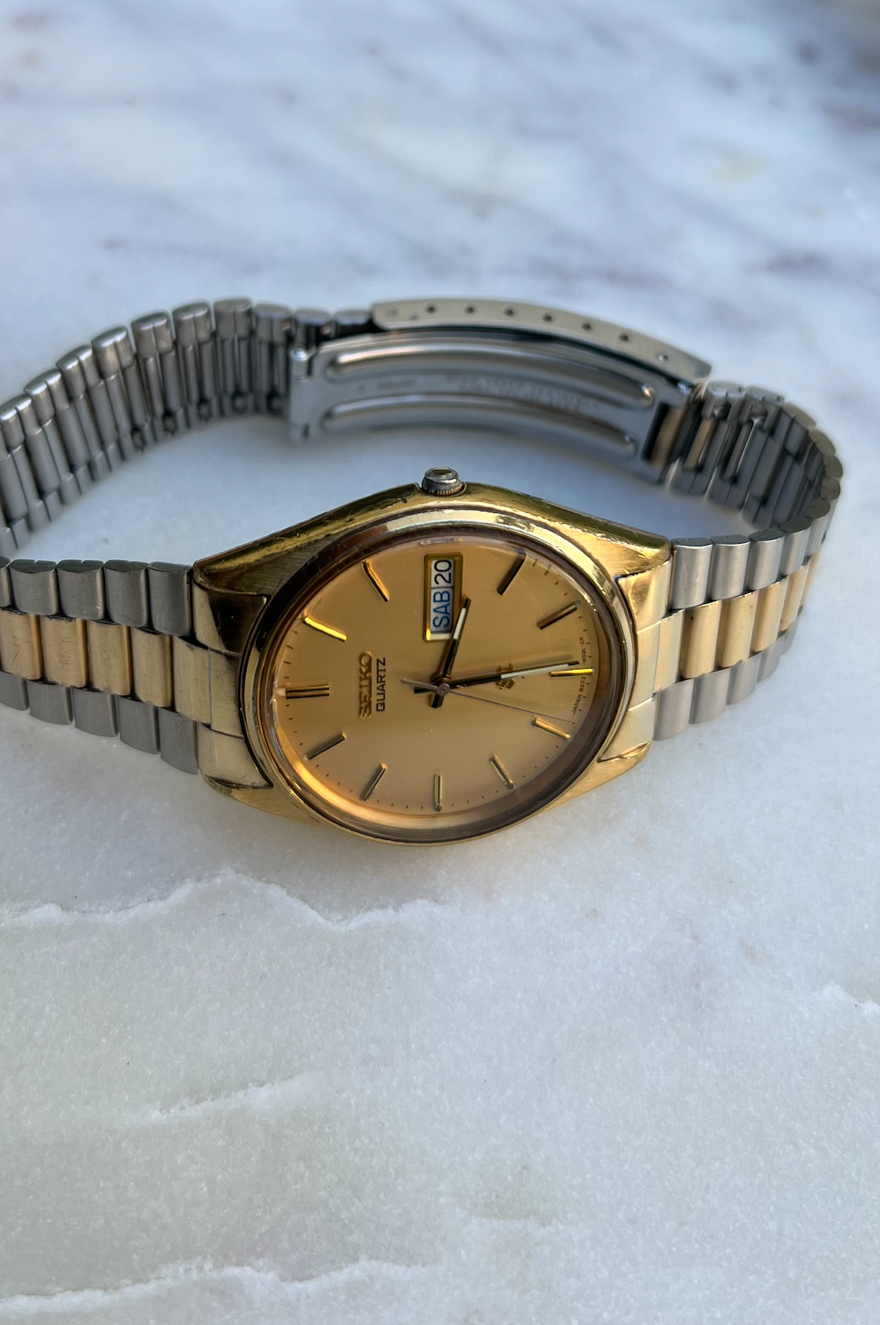Seiko SQ 8223-802L CK Quartz Watch Original Seiko Band New Battery