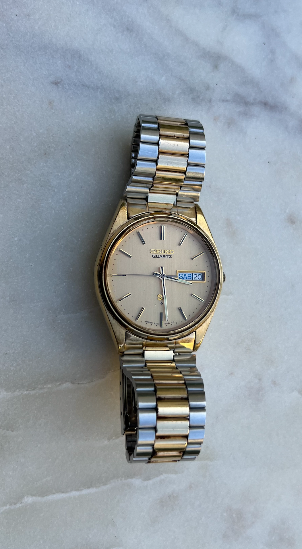 Seiko SQ 8223-802L CK Quartz Watch Original Seiko Band New Battery