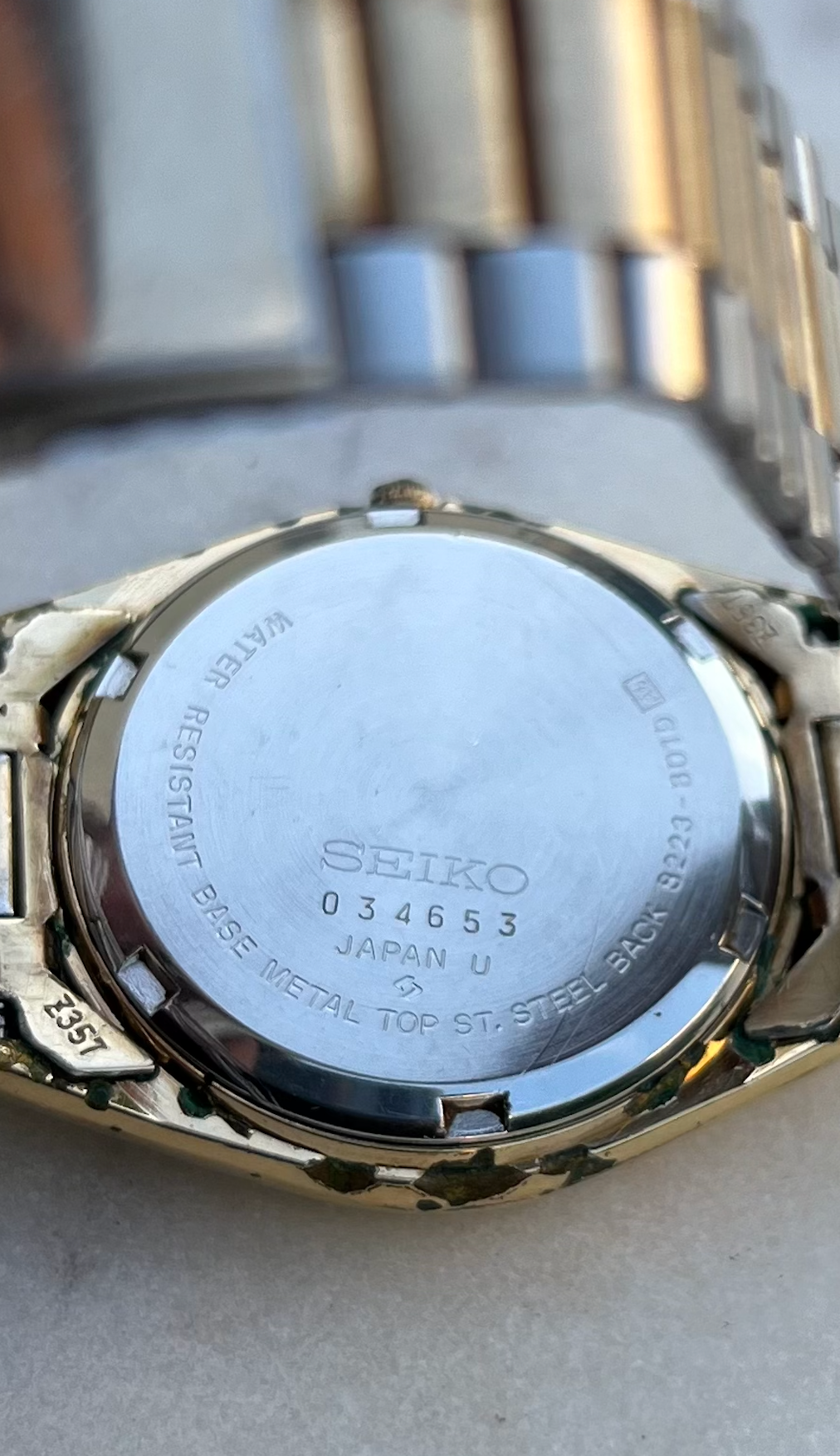 Seiko SQ 8223-802L CK Quartz Watch Original Seiko Band New Battery