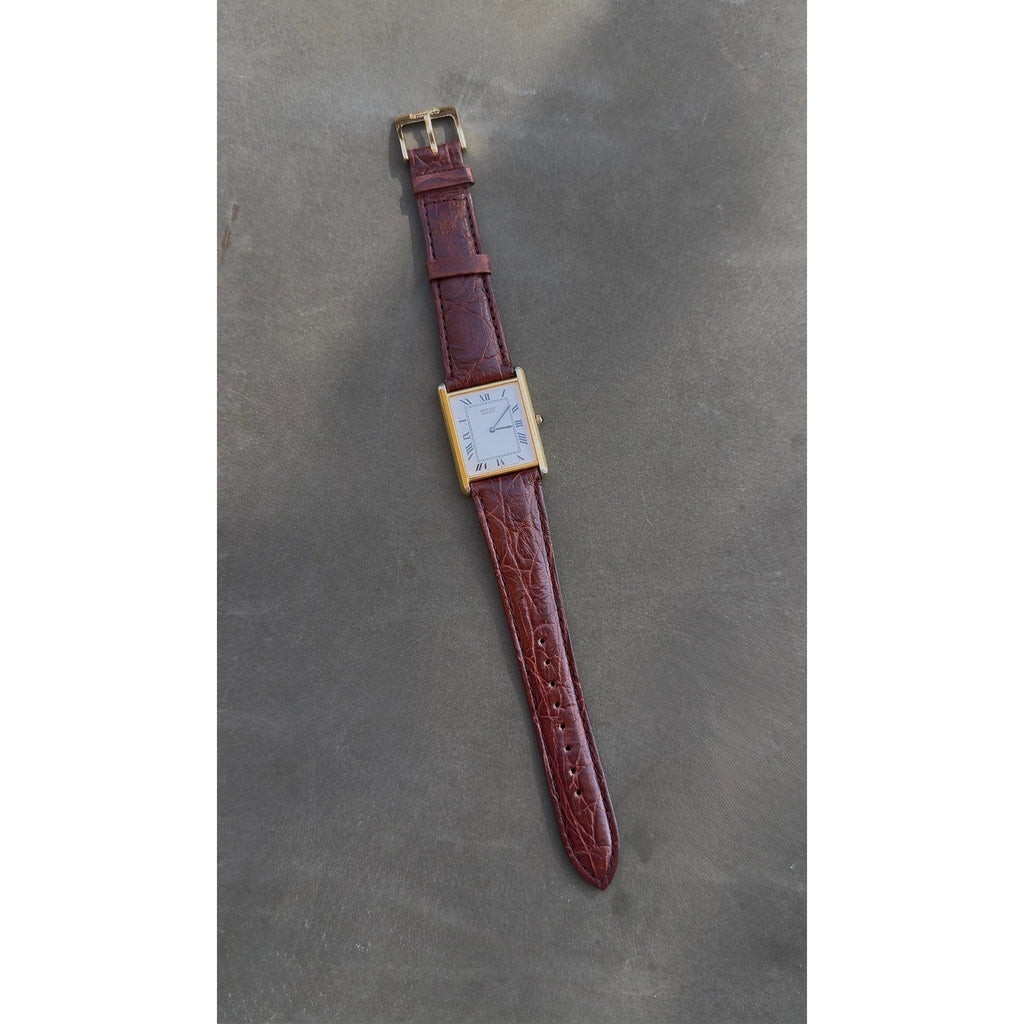 1989 Seiko Quartz Roman Tank Watch