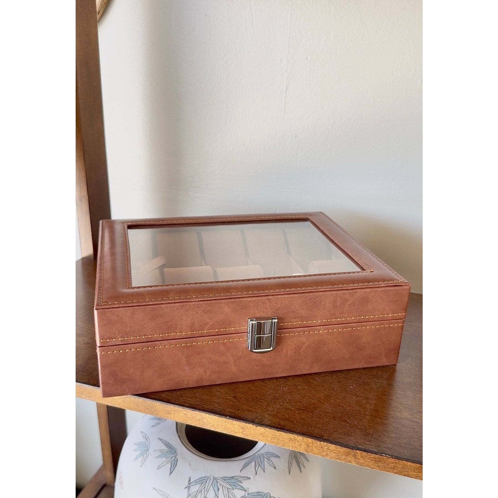 Premium 10-Slot Leatherette Watch Box