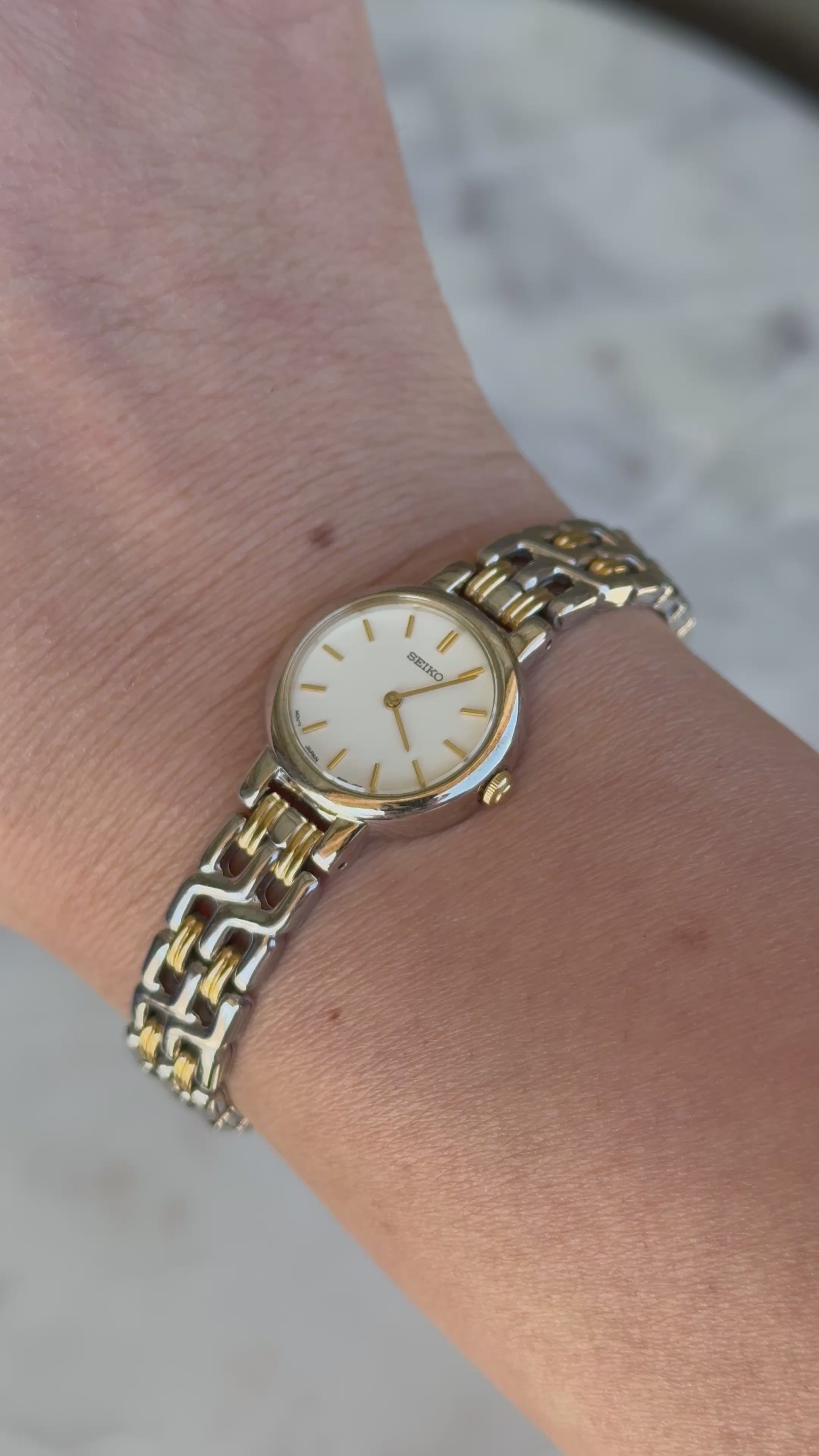 1998 Seiko Two Tone Bracelet Watch