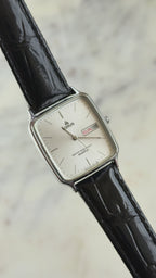 1980’s Lorus Quartz By SEIKO Day-Date Chariot Tank Watch