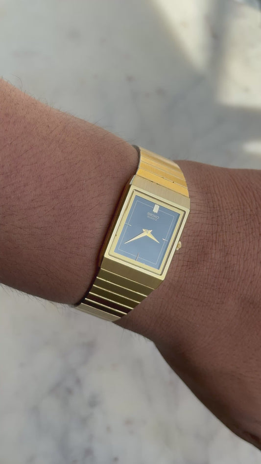 1984 Seiko Quartz Gold Tone Tank