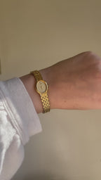 Seiko Vintage Women’s Gold Tone Steel Gold Dial Quartz Watch