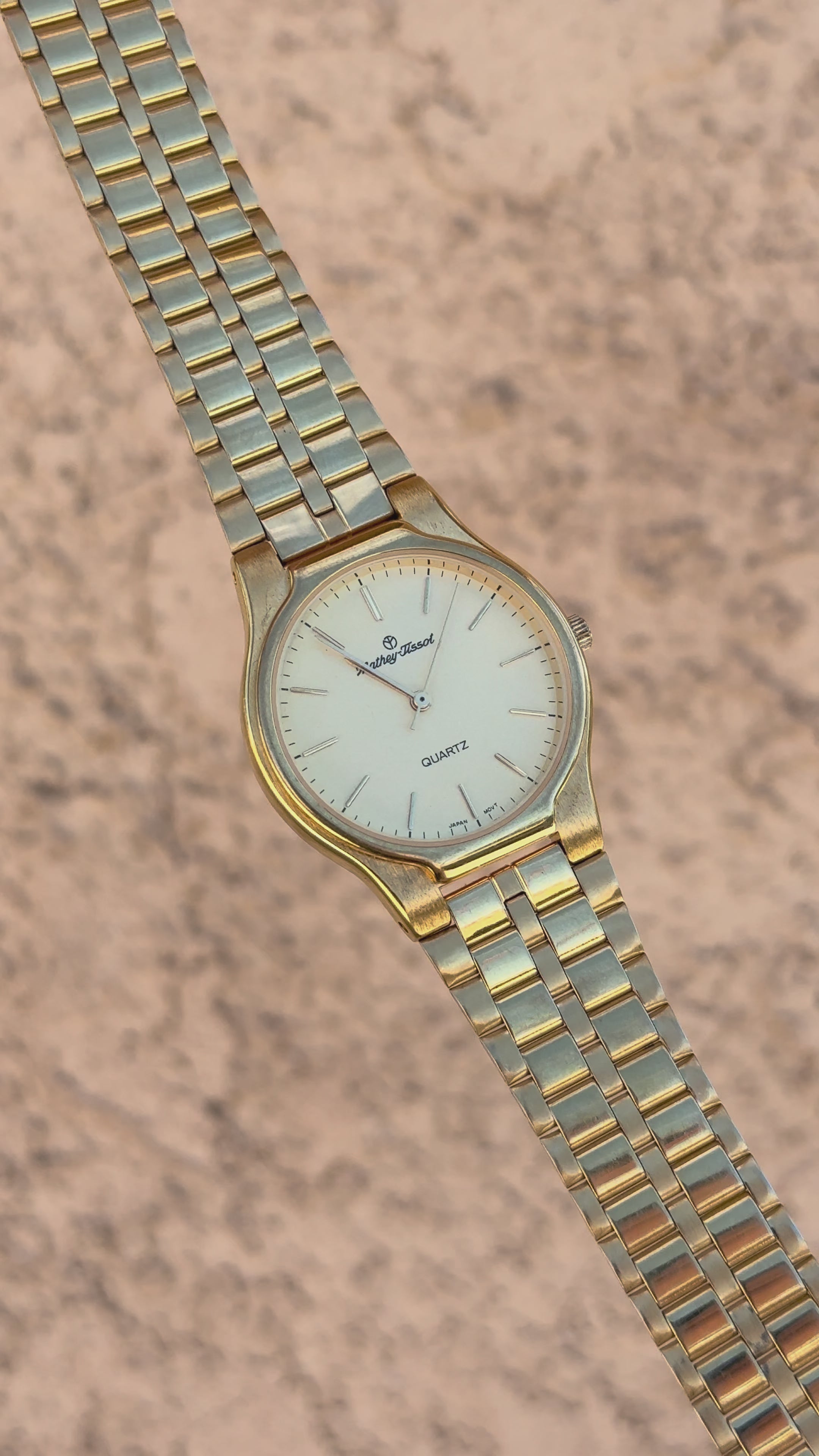 1990’s Mathey-Tissot Gold Tone Quartz Watch
