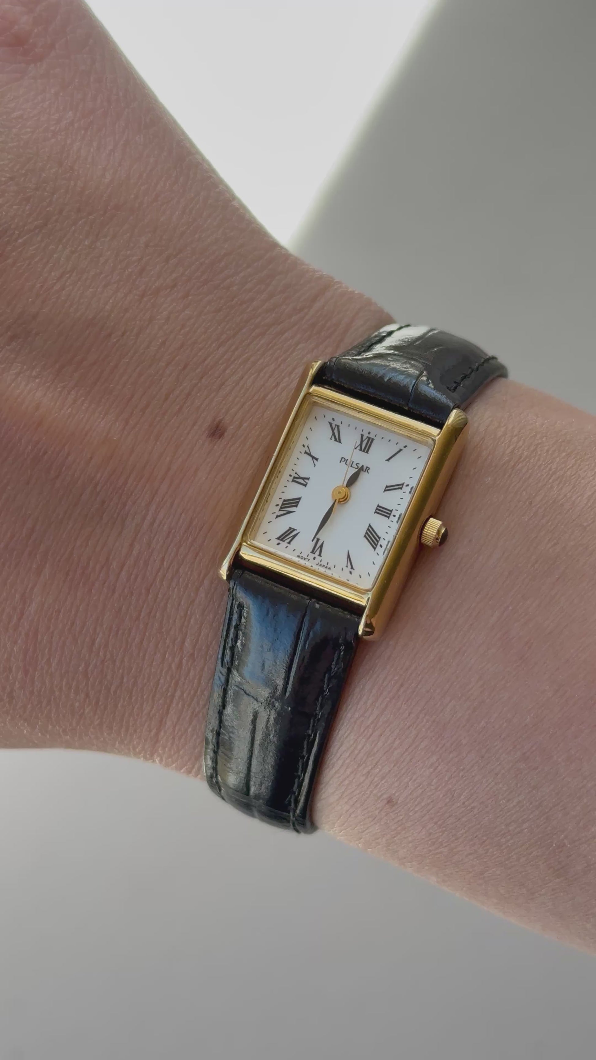 2000’s  Pulsar By SEIKO Roman Tank Watch